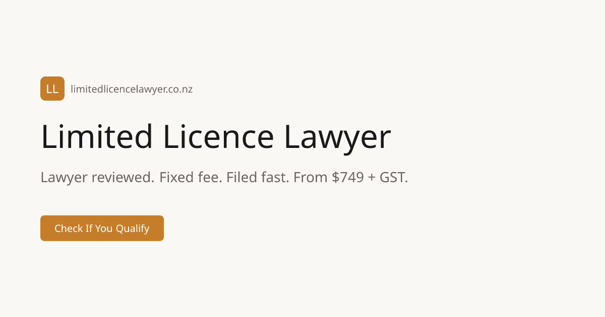 Limited Licence Lawyer logo